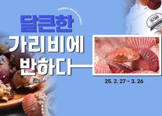 수협, 온라인몰에서 활가리비 34~38% 특별 할인…무료 배송도