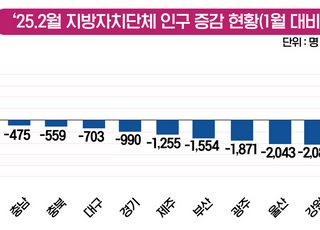 인천시, 17개 시·도 중 유일한 인구 증가…출생아 수 증가율 1위