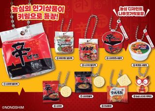 농심, 반다이와 협업 '농심 라면' 키링 글로벌 출시