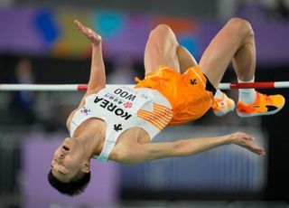 우상혁, 3번 뛰고 선발전 우승…구미 아시아선수권 예열 완료