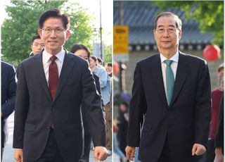[1보] 김문수~한덕수 회동 결렬…金 "후보등록할 생각 없는 분 누가 끌어냈는지"