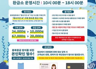 시흥시, 오이도전통수산시장 온누리상품권 환급…최대 2만원