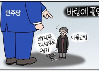 [D-시사만평] '이재명 지키기' 민주당 총공세에 결국… 고법, 이재명 재판 대선 뒤로 연기