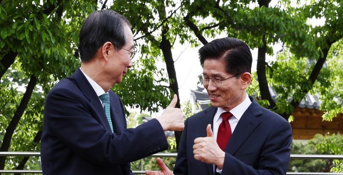 김문수~한덕수, 2차 회동도 결렬…金 "청구서 내미나" 韓 "당장 결판내자"