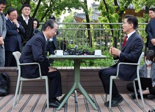 한덕수 "국민 명령" 김문수 "입당 우선"…1시간 '빈손 회동'(종합)