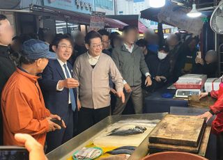 [현장] '영남 신라벨트' 순회 시작한 李…"이재명 아니어도 상관없다"