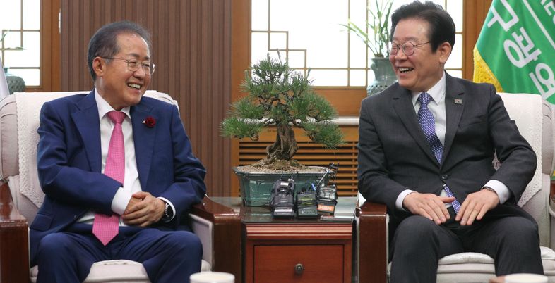 '반명 빅텐트' 난항 속…이재명은 '홍준표에 손 내밀기'