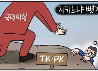 [D-시사만평] 이재명, TK서 지지율 30% 돌파… '지키느냐, 뺏기느냐' 흔들리는 보수 텃밭