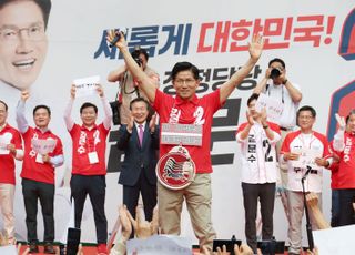 김문수 국민의힘 대선 후보 '광명시 찾아 지지 호소'