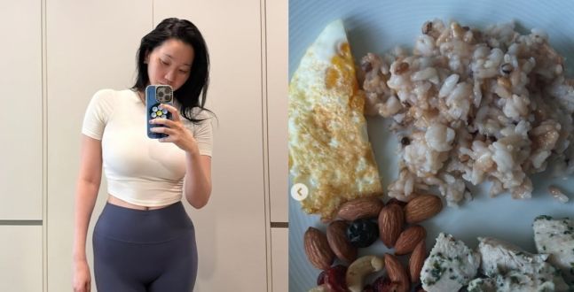 [데일리 헬스] '톱모델' 장윤주, 다이어트 식단 보니..."이 음식도 반쪽만 먹어"