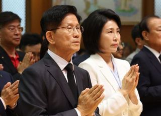 김문수 "호국불교 정신 받들 것"…김혜경과 첫 조우엔 "좋았다"
