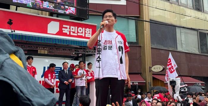 김문수, '선비의 고장' 영주서 이재명 직격…"양심 좀 있어라"