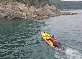 해경, 태안 부억도 갯바위서 고립된 2명 구조
