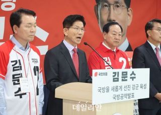 김문수 "남녀불문 군가산점제 도입…초급간부 처우, 중견기업 수준으로"