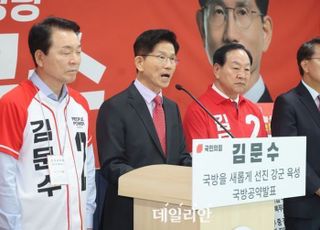 김문수 "남녀불문 군가산점제 도입…초급간부 처우, 중견기업 수준으로"