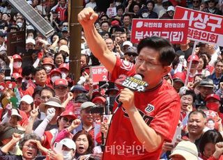 김문수 "선거는 마지막이 중요…지지율 상승 이뤄지고 있다"