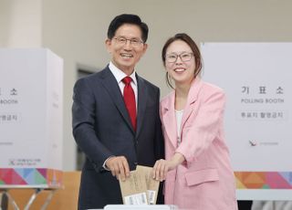 김문수, '이재명 지역구'서 사전투표…"투표 안 하면 불리해져"