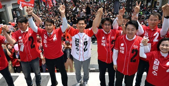 [현장] 김문수, 대역전 노리며 인천 상륙…'이재명 안보관' 때리며 지지 호소