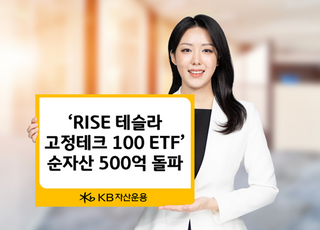 KB운용 ‘RISE 테슬라고정테크100’ 순자산 500억 돌파