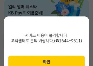 [단독] "다른 카드 없으세요?"…국민카드, 삼성페이 결제 '먹통'