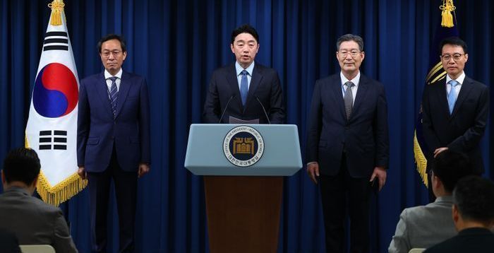 대통령실 정무수석 우상호·민정수석 오광수·홍보수석 이규연