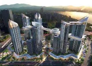 HDC현산, 용산정비창 전면1구역 홍보관 개관…파크하얏트 서비스 체험도