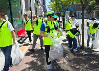 하나펀드서비스, 전주대 일대 환경정화 위한 플로깅 활동 실시
