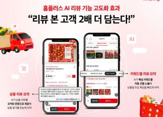 홈플러스, AI 리뷰 기능 고도화 효과 '톡톡'