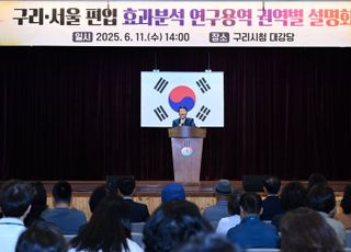 구리시, '구리·서울 편입 효과 분석 연구용역' 권역별 설명회 개최