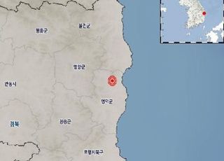 경북 영덕 북쪽서 규모 2.0 지진 발생…“일부 지역 진동 감지”