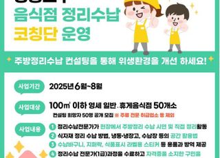 서울 영등포구, 음식점 주방환경 개선 지원 참여업소 모집