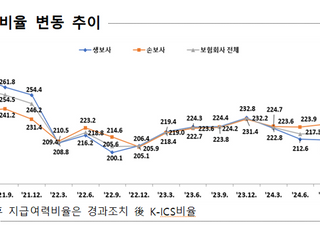보험사 1분기 지급여력비율 197.9%로 '역대 최저'