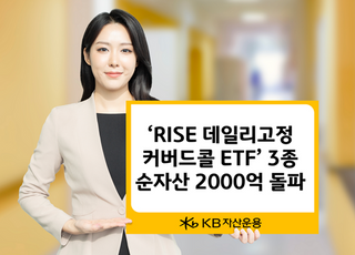 KB운용, ‘RISE 데일리고정커버드콜 시리즈’ 순자산 2000억 돌파