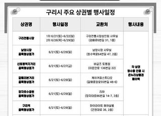 구리시, 경기 살리기 통큰 세일 7개 상권 동시 추진