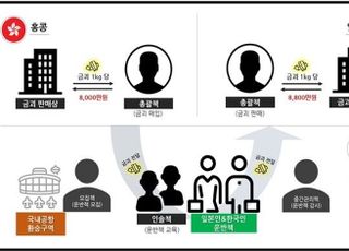 檢, '홍콩 금괴 30㎏' 인천공항 통해 日에 밀반출한 일당 무더기 기소