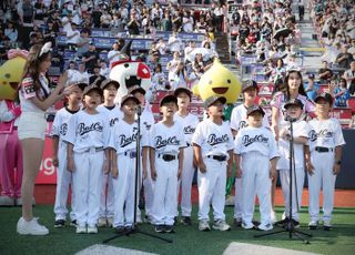 KT알파 쇼핑, kt wiz와 유소년 야구단 초청 행사