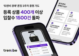트렌비, C2B 경매 서비스 '트렌비 경매' 흥행