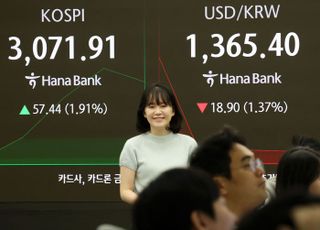 코스피도 3년 9개월 만에 3100선 돌파…반도체주 '초강세'