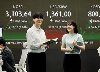 [시황] 중동 휴전에 ‘활짝’…코스피, 3년 9개월 만에 3100선 안착