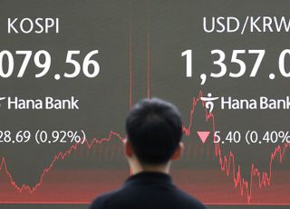 [시황] 차익실현 매물 쏟아지며…코스피 3070대 마감