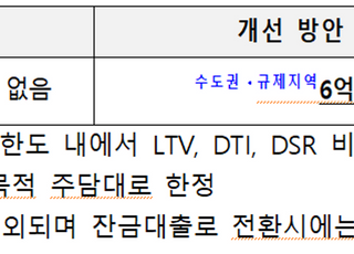 [가계부채 긴급점검] 28일부터 수도권 주담대 한도 '6억원' 상한선