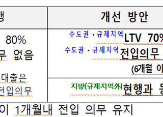 [가계부채 긴급점검] 생애최초 LTV도 70%로 축소…정책대출 '6개월 전입' 의무