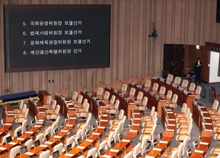 '국민의힘 보이콧' 국회 운영위·법사위·예결특위 등 위원장 선출