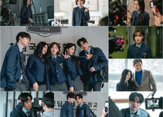 '청담국제고2', 이은샘·김예림→오지호…비하인드 컷 공개
