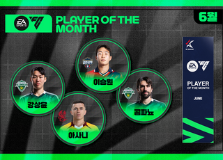 ‘강상윤·아사니·이승원·콤파뇨’ 6월 EA SPORTS 이달의 선수상 후보