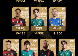 포항 오베르단, 전진우 제치고 팀 K리그 팬 일레븐 중간 투표 1위