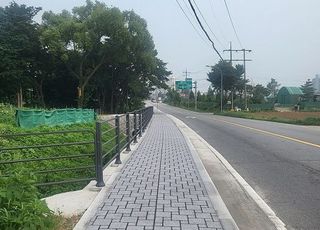 파주시, 상반기 안전보행로 설치 11개 구간 완료…보행친화도시 조성