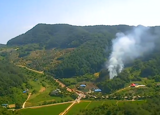 충남 서천 산불발생, 1시간 9분 만에 주불 진화