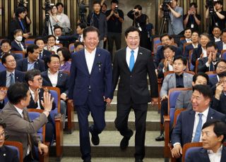 與 당대표 출마 박찬대 "주말께 '골든크로스' 기대"