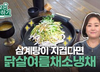 [이보은 따라하기] 삼계탕이 지겨울 땐? 색다른 여름 보양식 ‘닭살여름채소냉채’